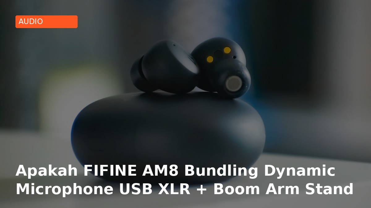 Apakah FIFINE AM8 Bundling Dynamic Microphone USB XLR + Boom Arm Stand BM38 RGB Worth It? Review Jujur 2026