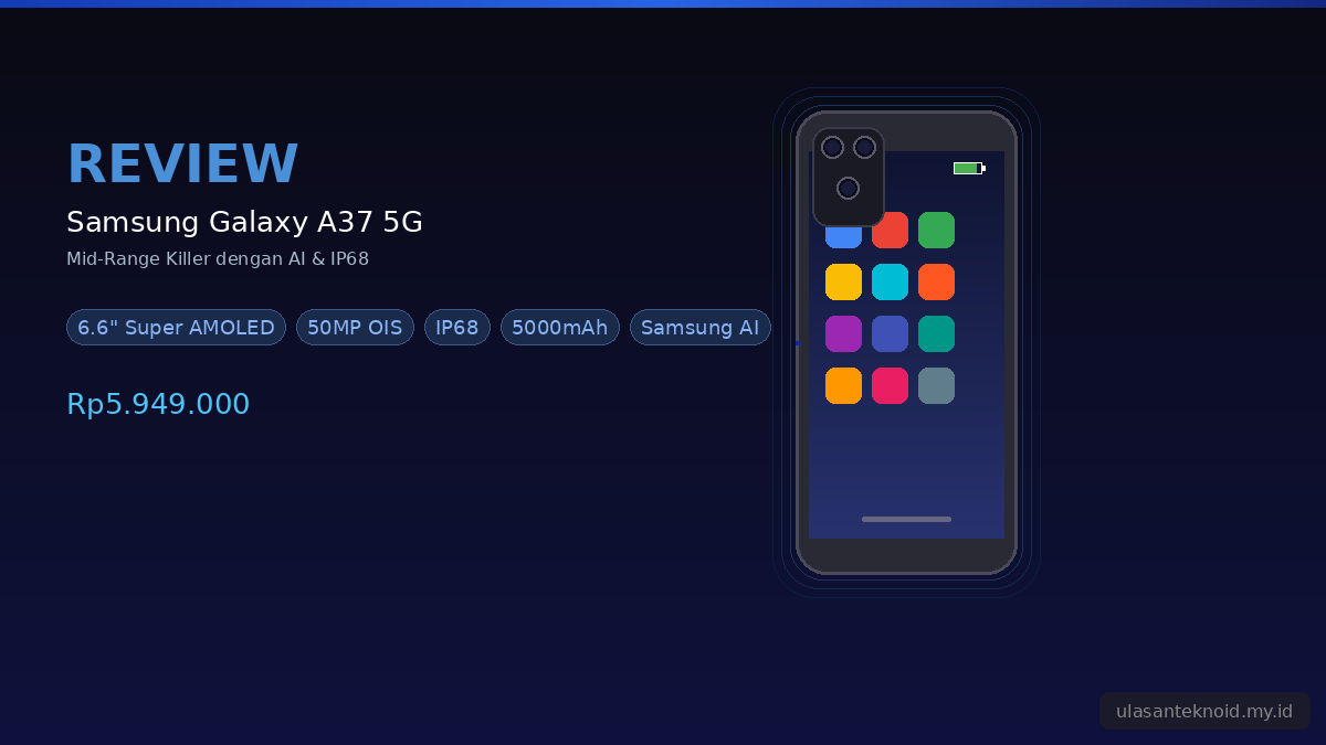 Review Samsung Galaxy A37 5G — Mid-Range Terbaik dengan AI & IP68!